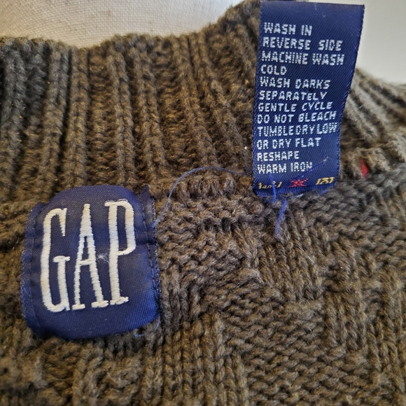 GAP | Chunky Knitted High Neck Heavy Sweater sz M - Picture 5 of 5